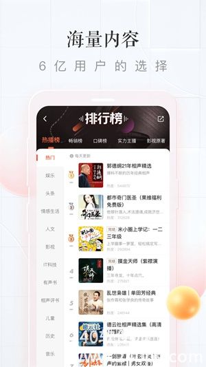 喜马拉雅听书免费版app