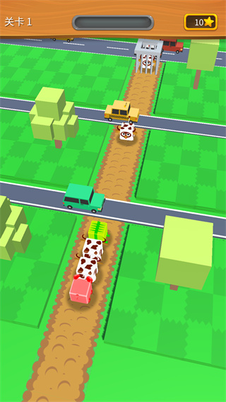 动物过马路