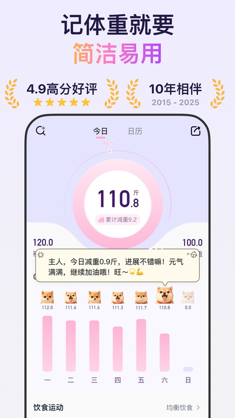 体重小本