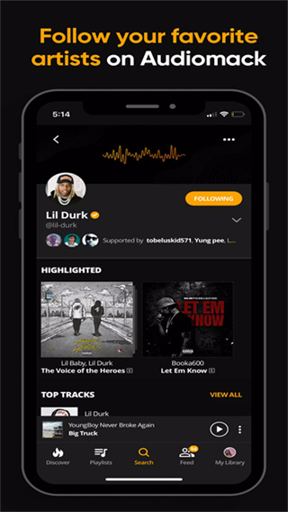audiomack音乐播放器