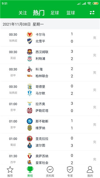 足球比分