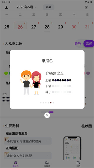 五行穿搭