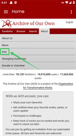 AO3中文版