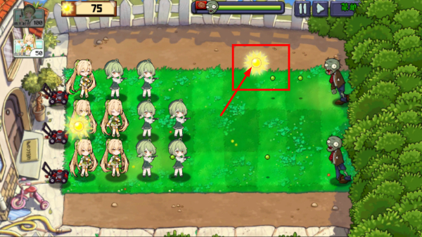 植物娘大战僵尸无限金币版