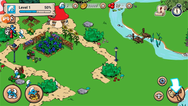 Smurfs Village蓝精灵村庄