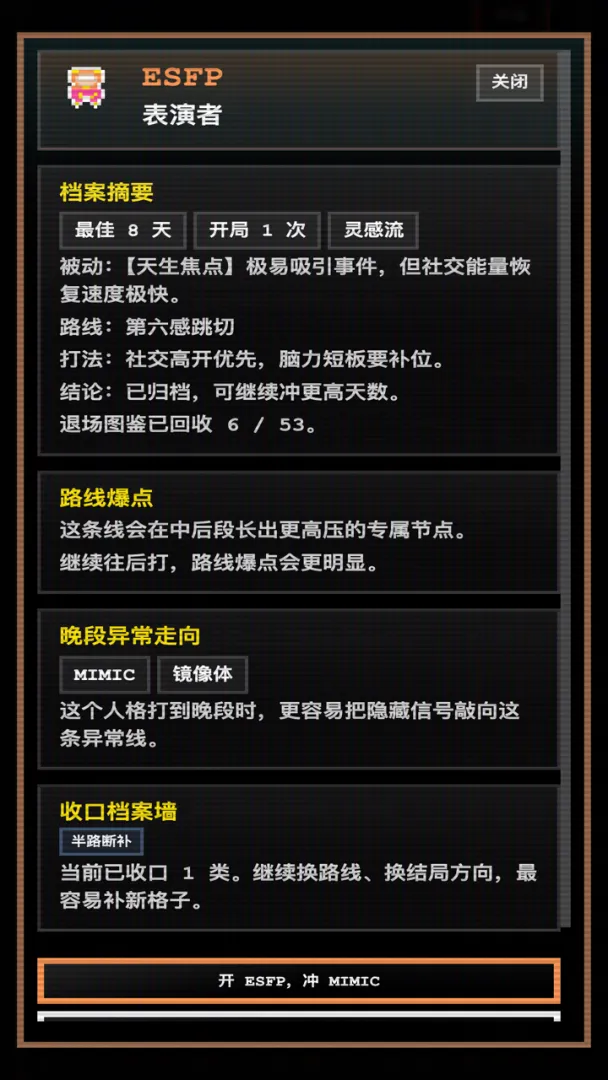 16人格生存日记