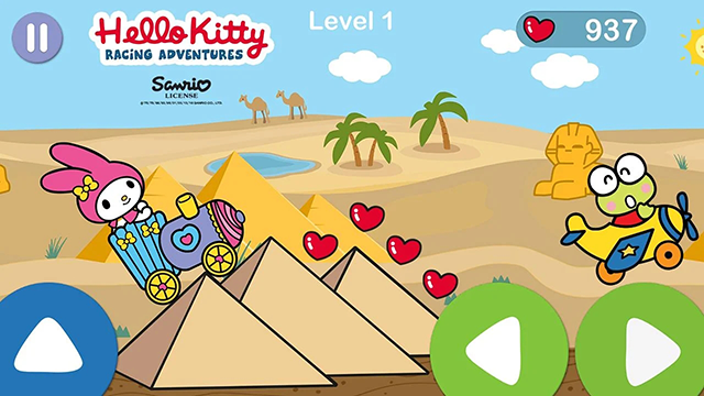 凯蒂猫飞行冒险游戏