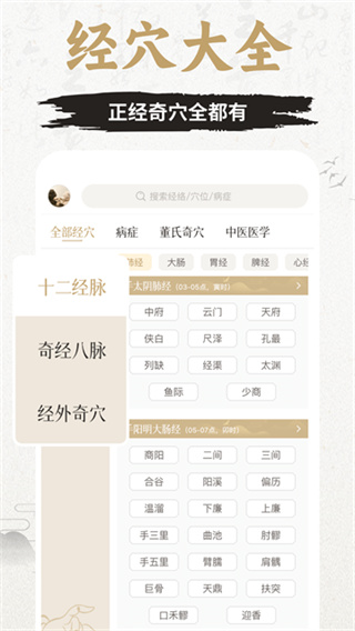 知源经络穴位