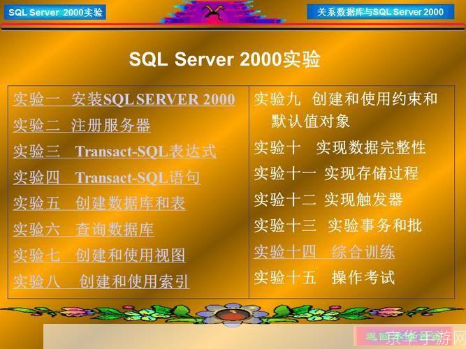 SQL Server 2000的使用方法