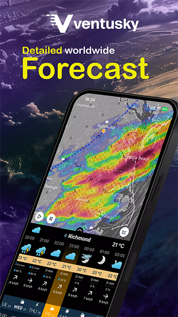 Ventusky app