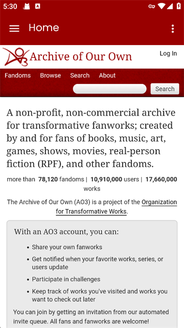 AO3中文版