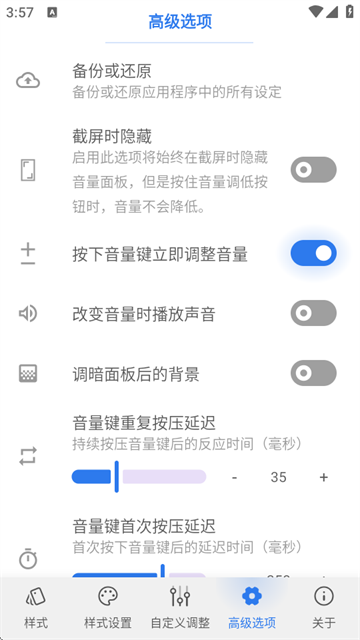 Volume Styles