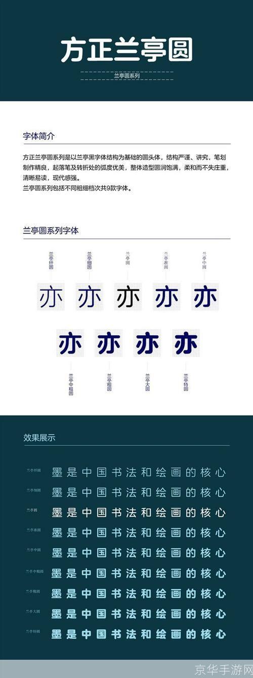 方正兰亭字体的使用方法详解