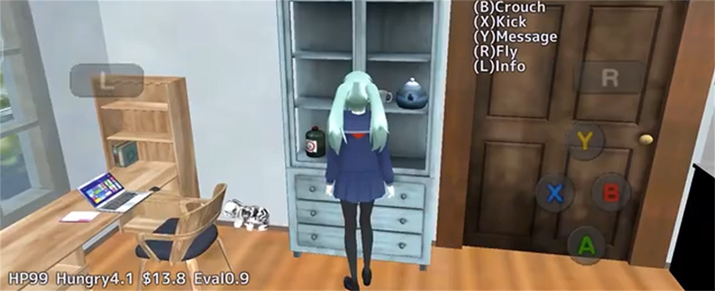 校园女生模拟器英文版无限金币