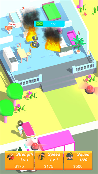 Idle Fire Fighting Rich Tycoon