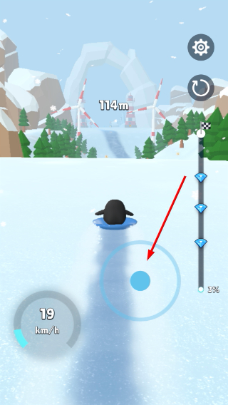 雪橇冲浪手