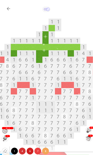 数字填色