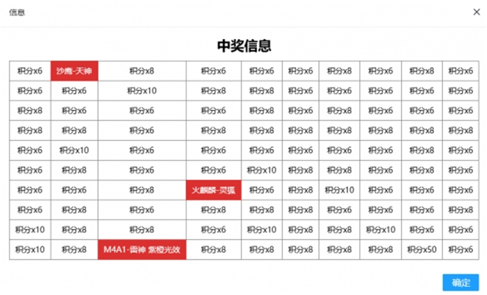 穿越火线抽奖模拟器