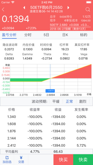 玉衡股票期权交易系统