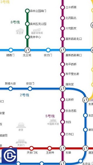 北京地铁地图高清版下载