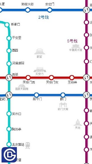 北京地铁地图高清版下载