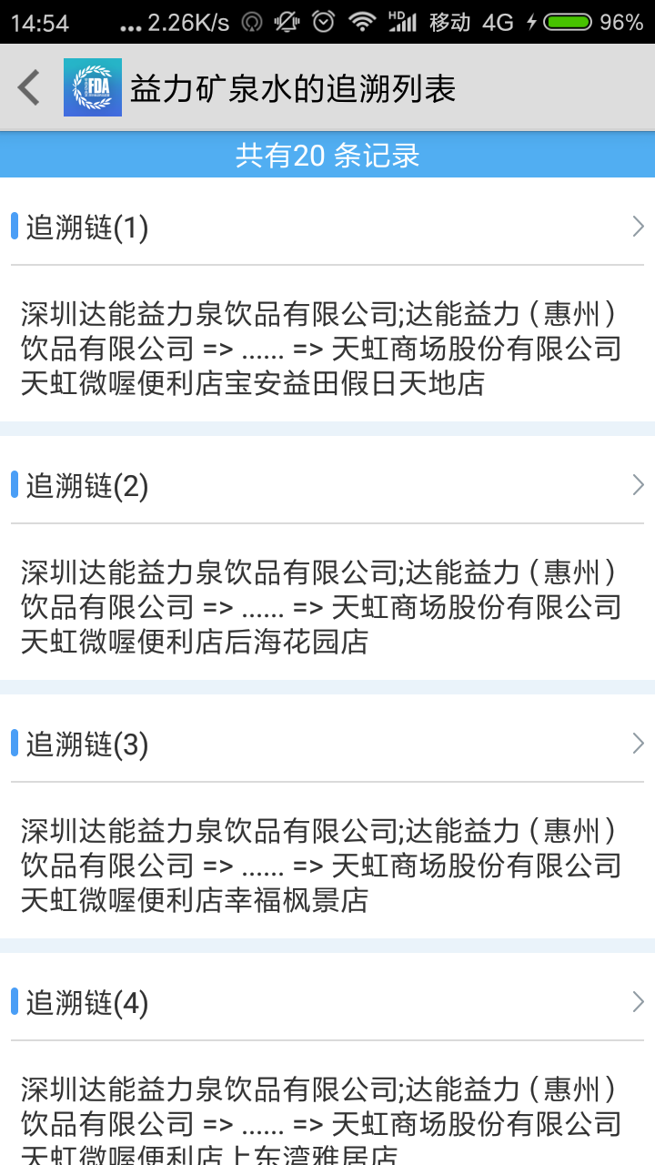 食品安全追溯平台