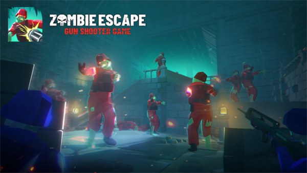 Zombie Escape gun shooter game