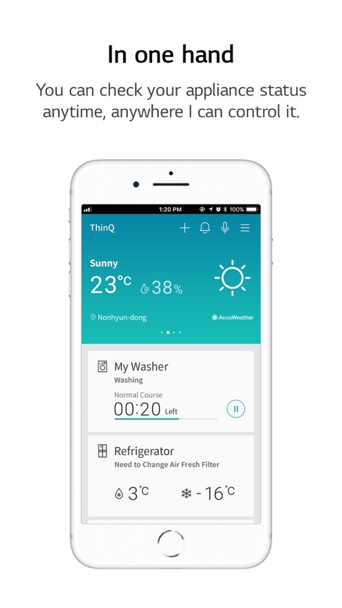 SmartThinQ app