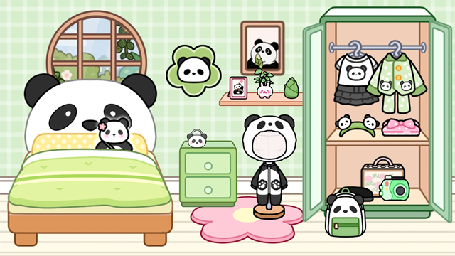 优优的娃娃装扮小屋
