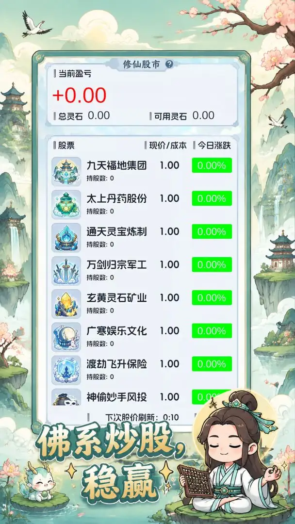 我在木鱼敲股票