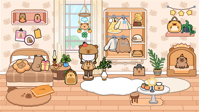 优优的娃娃装扮小屋