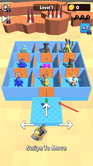 彩虹怪物房间迷宫Maze Monster